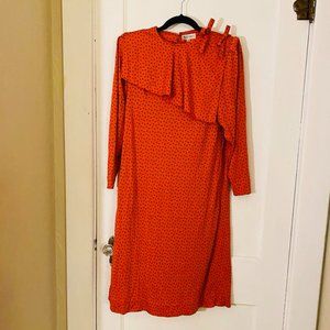 HANAE MORI Vivid Fancy Label. 1 Piece Sensational Comfortable Polkadot Dress
